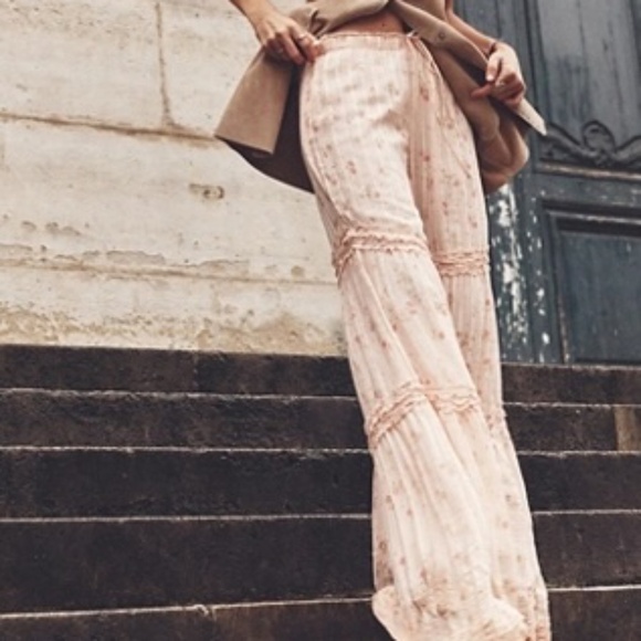 Free People Emmaline Tiered Pull On Pant - Picture 2 of 4